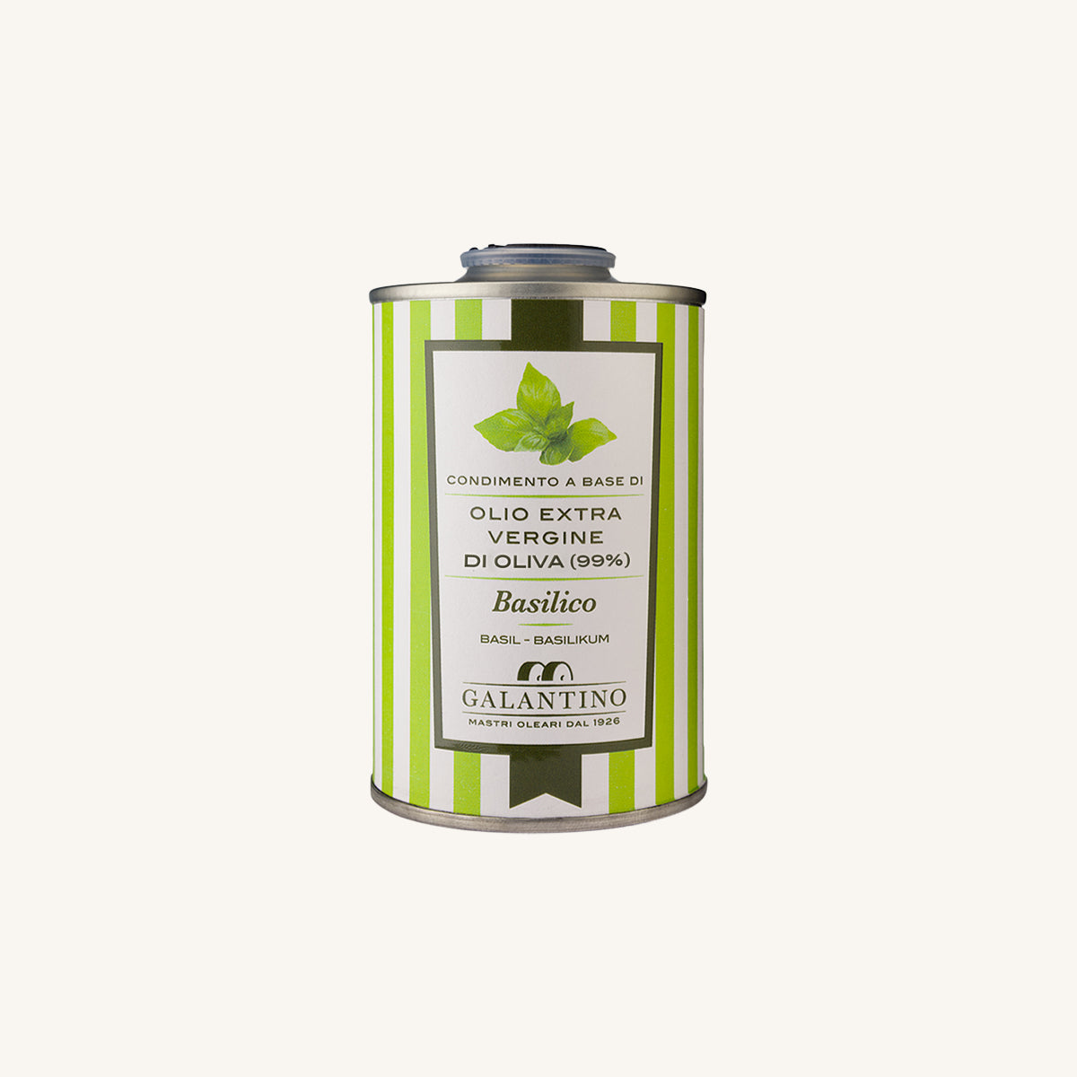 Huile d'Olive Parfumée au Basilic Galentino