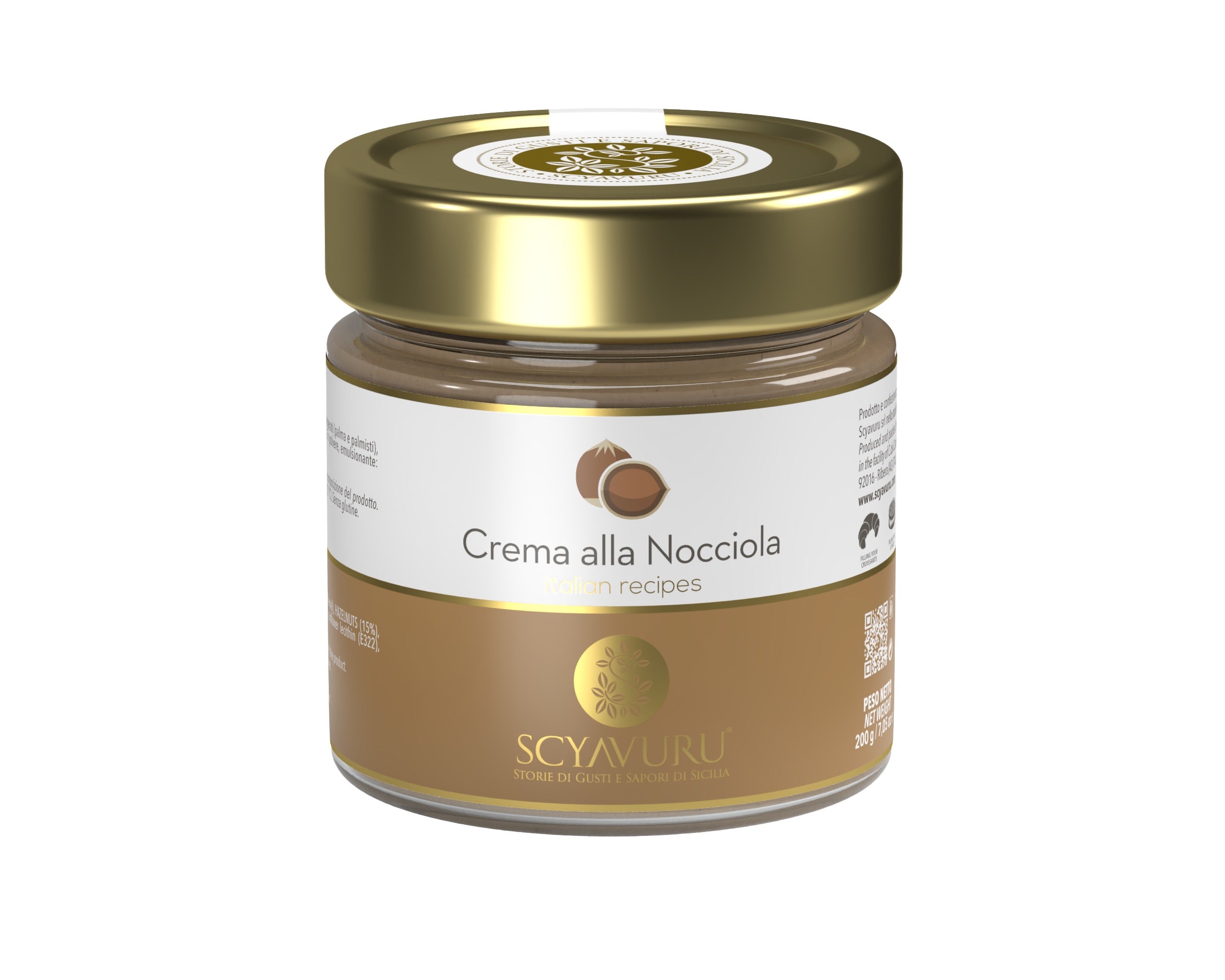 Crème à tartiner Noisette 45% Scyavuru 200g