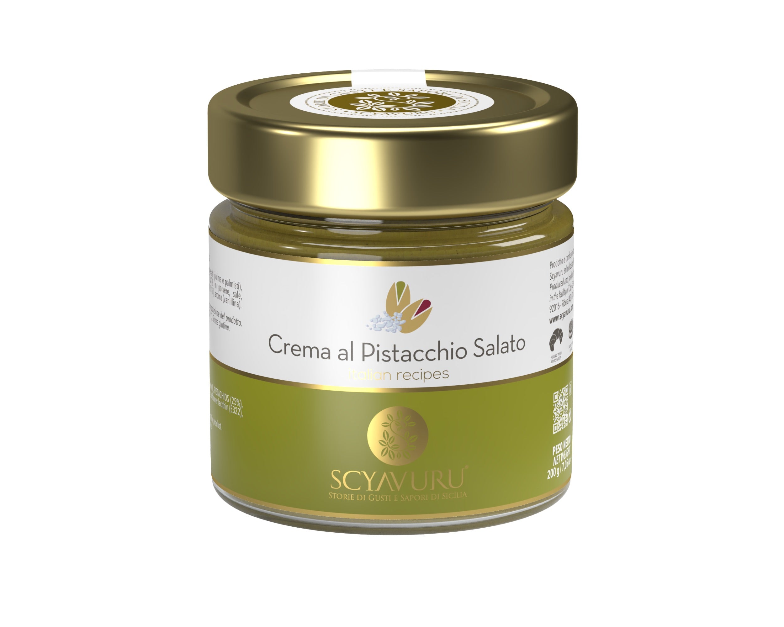Crème à tartiner Pistache Salé Scyavuru 200g