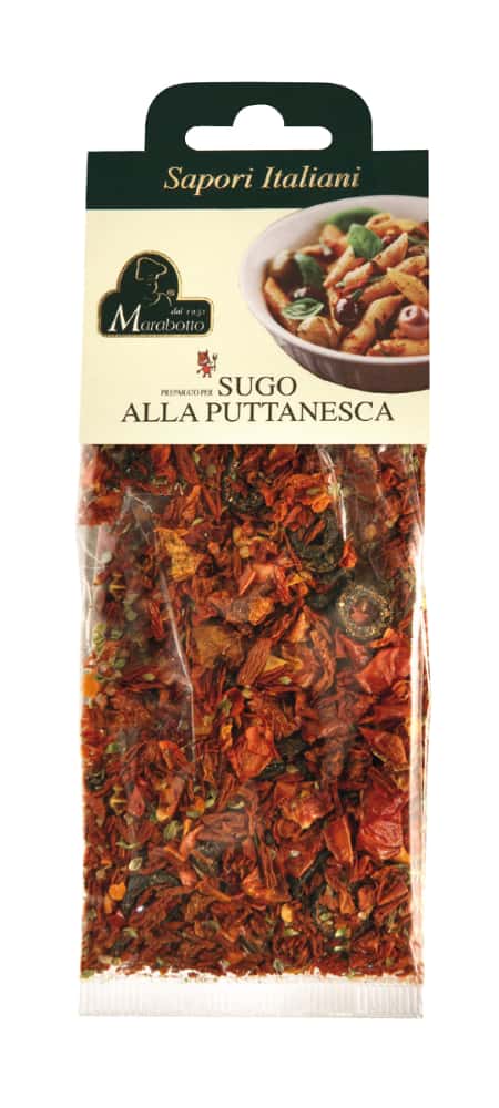 Épices pour pâtes Alla Puttanesca Marabotto 50g