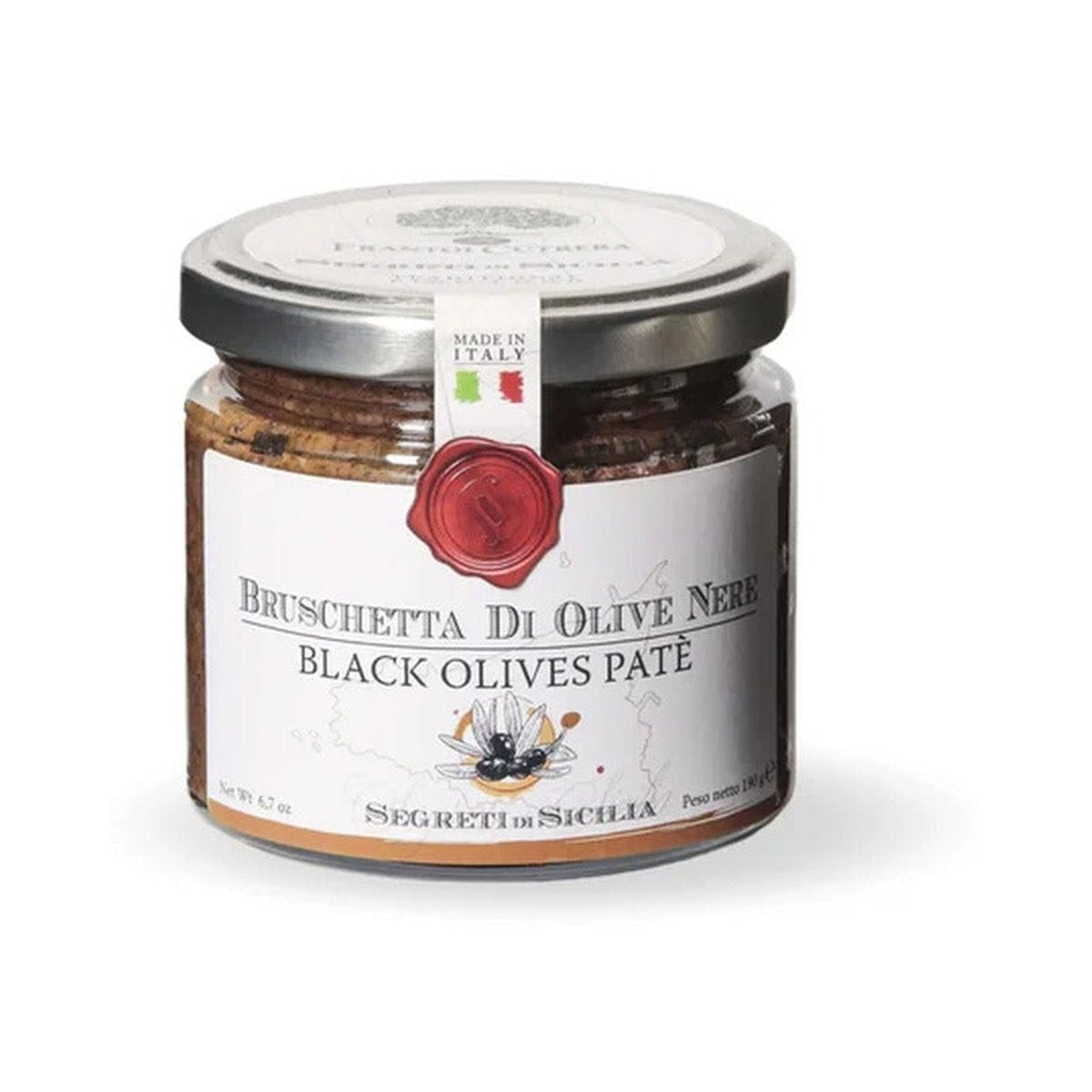 Bruschetta d'Olives Noires 190gr