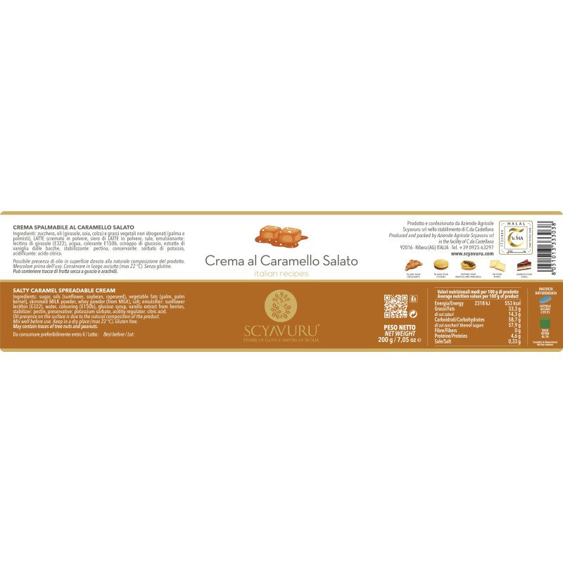 Crème à tartiner Caramel Salé Scyavuru 200g