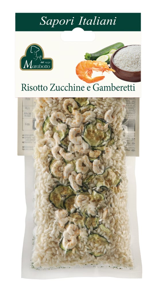 Risotto Crevettes et Courgettes Marabotto 250g