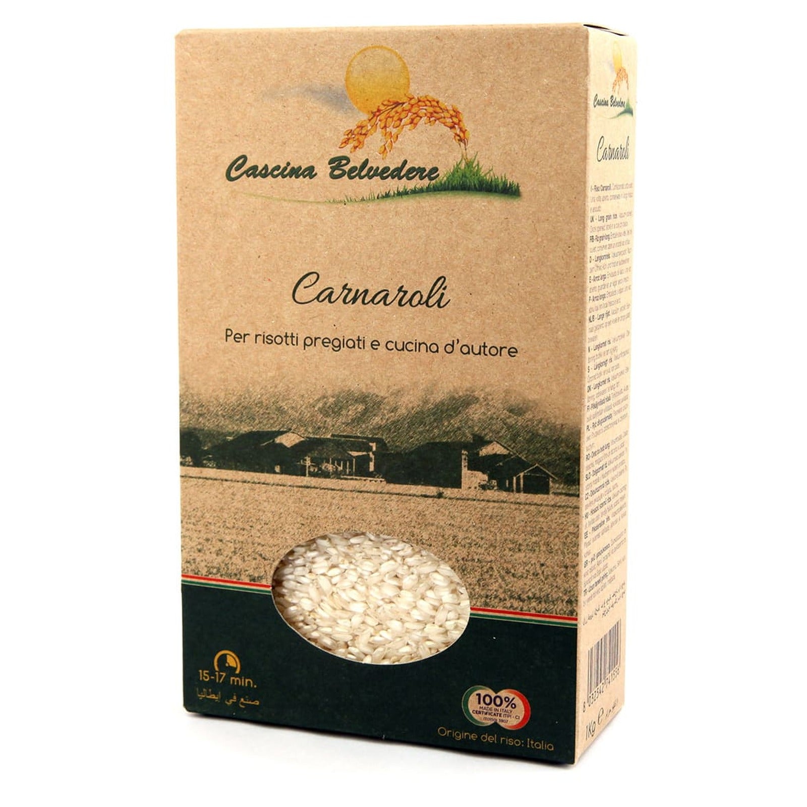 Riz Carnaroli Belvedere 1kg